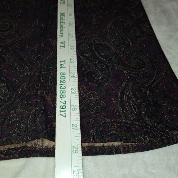 Notations Women's Paisley Western Boho Soft Brushed Midi Skirt - Picture 5 of 8